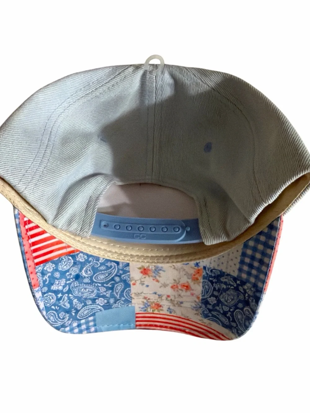 NWOT C.C. All American Girl Patchwork Baseball Cap